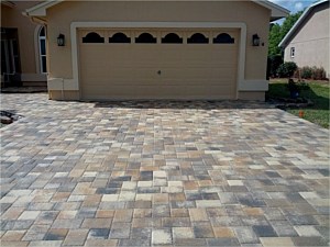 Customized Paver Driveway, Tampa, FL